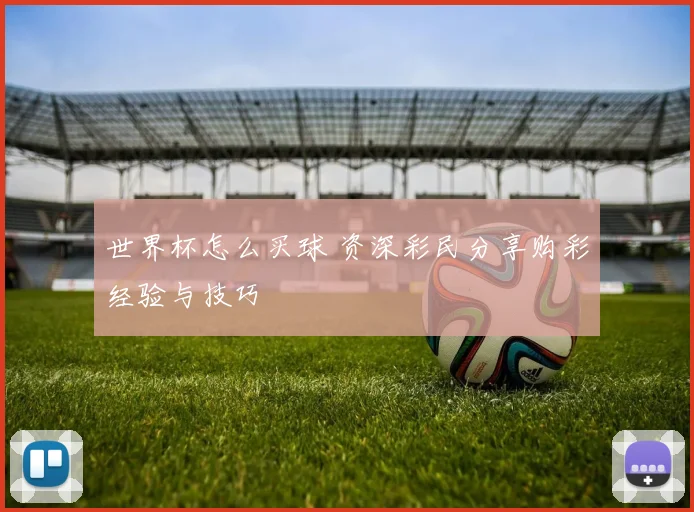 世界杯怎么买球 资深彩民分享购彩经验与技巧